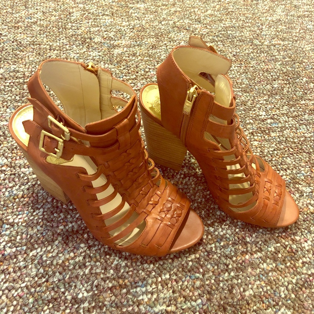 Vince Camuto gladiator style block heel sandals